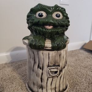 Oscar the grouch cookie jar!